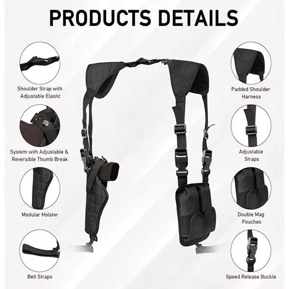 Black Tactical Holster Set - Picture 8 of 8